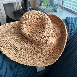 COS Natural Woven Hat